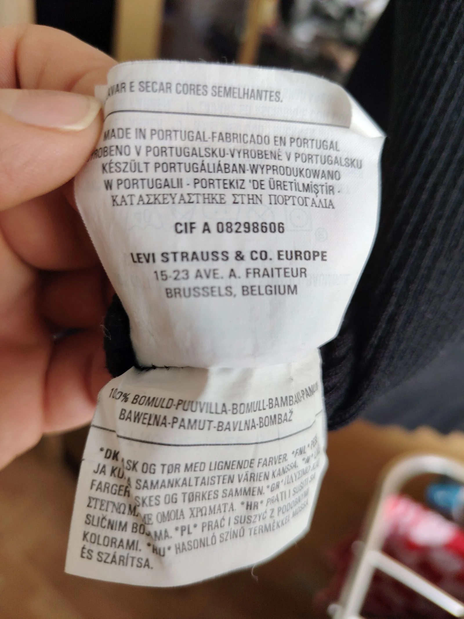 Camiseta canale Levi's Red Tab zwart – photo 4